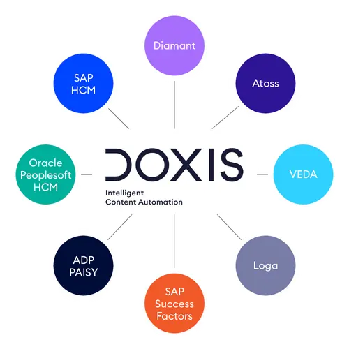 Doxis'in İK süreçlerini birbirine bağlayan merkezi yapısı