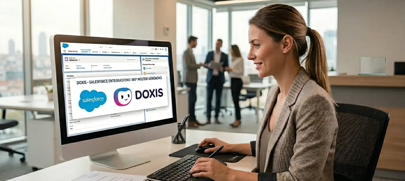 Doxis Salesforce Entegrasyonu ile 360 Derece Müşteri Görünümü
