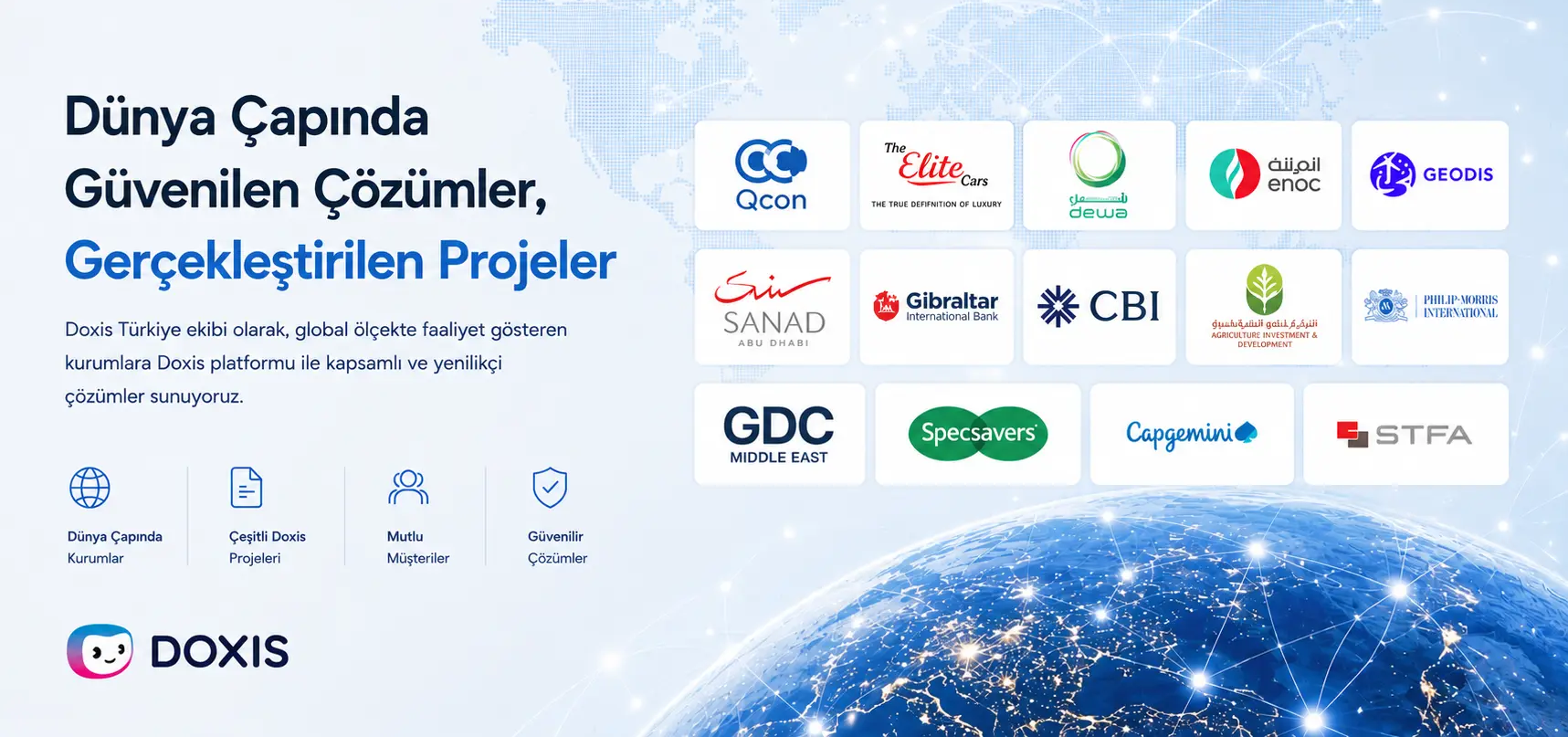 Softay Doxis Türkiye ekibi tarafından gerçekleştirilen global doküman yönetimi projeleri