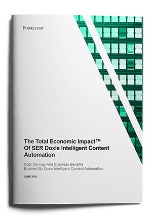Doxis Forrester TEI rapor görseli Doxis ve SEW-Eurodrive Forrester Total Economic Impact araştırması