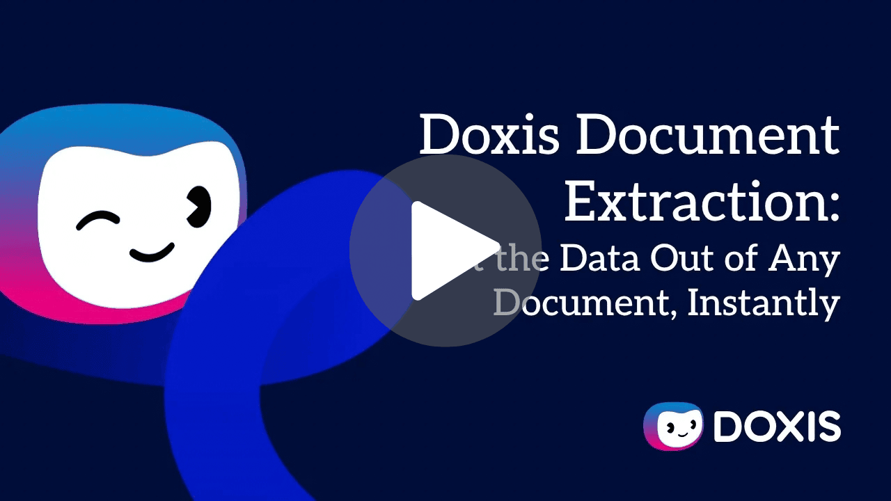 Doxis Document Extraction video kapağı