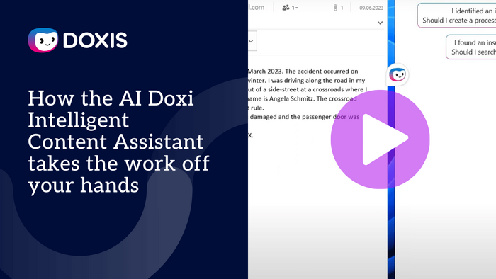 Doxis yapay zekâ asistanı video önizlemesi Doxis yapay zekâ asistanı Doxi video önizlemesi