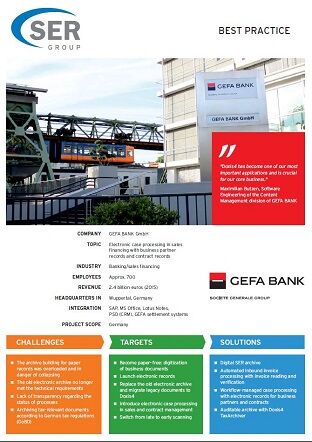 GEFA BANK başarı hikâyesi (İngilizce)